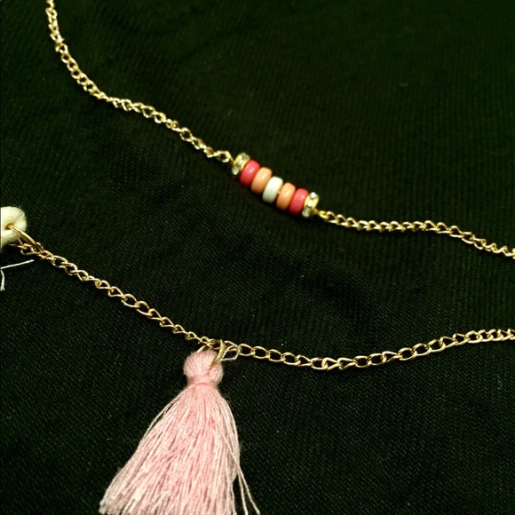 Stylish 2 chain necklace - Picture 2 of 3